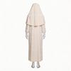 Nun Cosplay Costume Off-White Role Play Outfit Halloween The Conjuring COS Suit