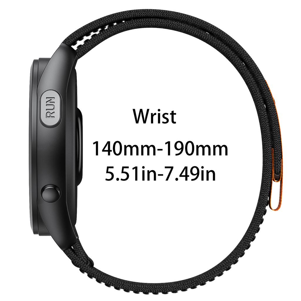 Bracelet en Nylon à Libération Rapide de 20 mm Pour Garmin Forerunner 165 Musique Pour Garmin Vivoactive 3 5 Venu SQ 2 Bracelets Montres