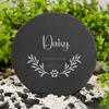 Personalized Pet Memorial Gift Custom Pet Memorial Garden Stone Slate Engraved Garden Slate with Dog Name Dog Loss Gifts