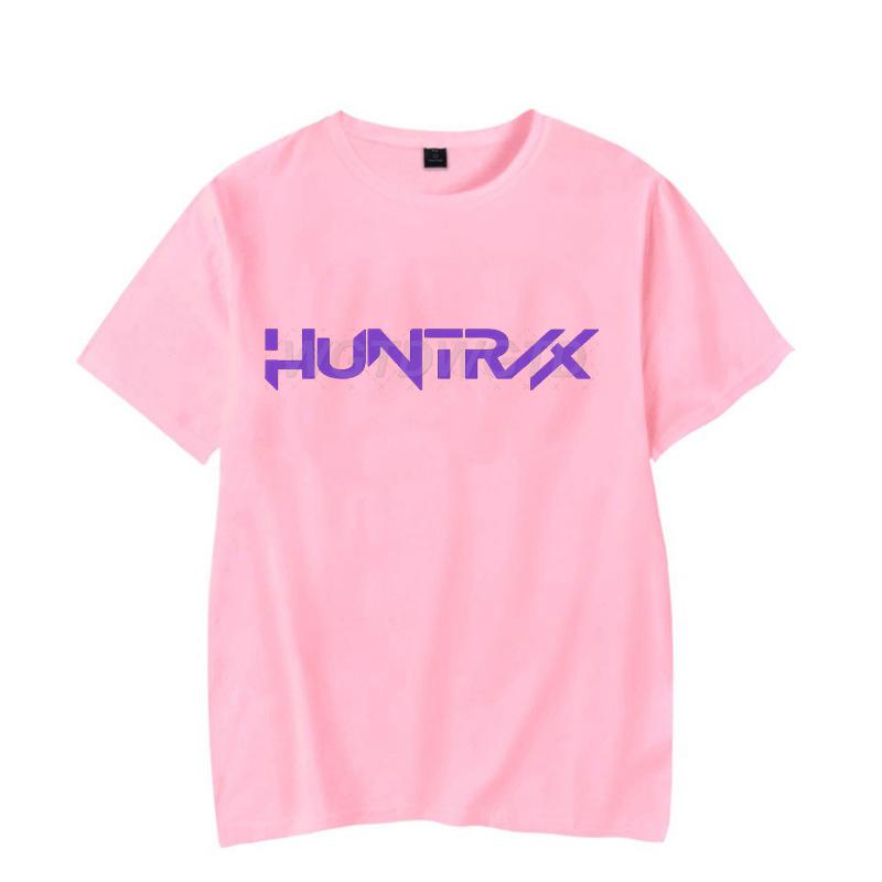 Moda KPop Demon Hunters futbolkalari erkaklar ayollar kulgili logotip vintage ko'cha uslubi qisqa yengli koreys ulzzang anime klassik toplari