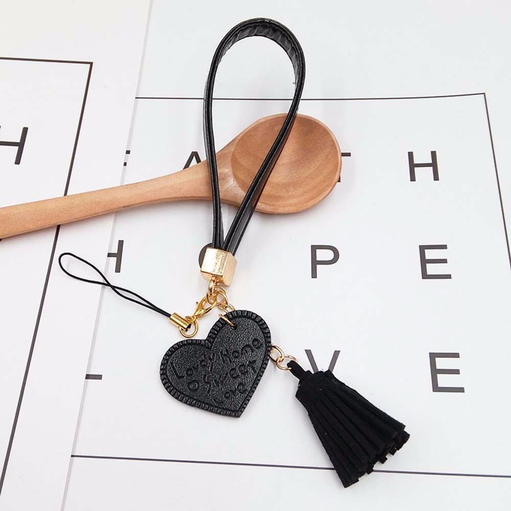 Anti-Lost PU Leather Rope Cell Phone Lanyard Keychain Mobile Phone Strap Mobile Phone Lanyard
