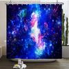 Spazio dei Sogni Galassia Stellata Universo Telo Doccia Impermeabile in Poliestere con Ganci per Vasca da Bagno Schermi Bagno Decorazione Tessuto da Parete