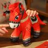 Lively Horse Doll Stuffed New Year Mascot Decorative Red Little Horse  New Year Festival
