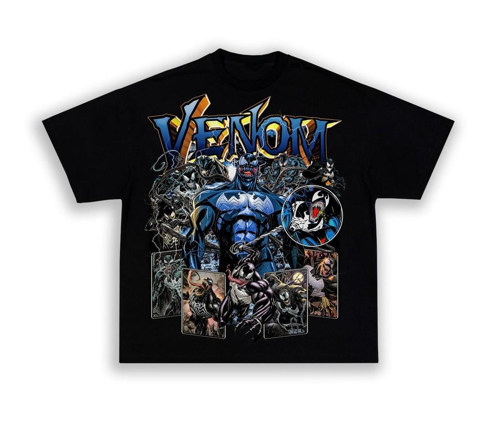 Футболка Marvel Venom Размеры S-5XL Печать DTG Унисекс XXXL