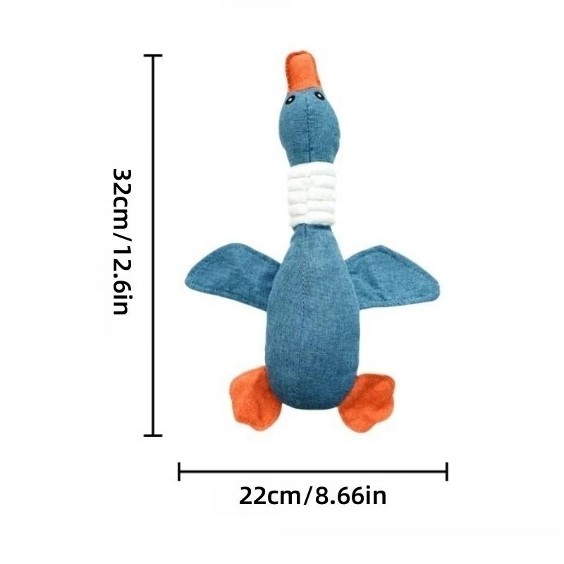 Dog Calming Toys Wild Goose Sound Bite Resistant Teeth Grinding Teeth Cleaning Pet Toy Supplies Pet Plush Toy