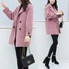 2024 Autumn/Winter Plus Size Slimming Wool Coat for Petite Women