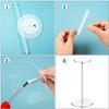 Clear Acrylic Hat and Wig Stand Lightweight and Durable Holder for Displaying Hats Beanies