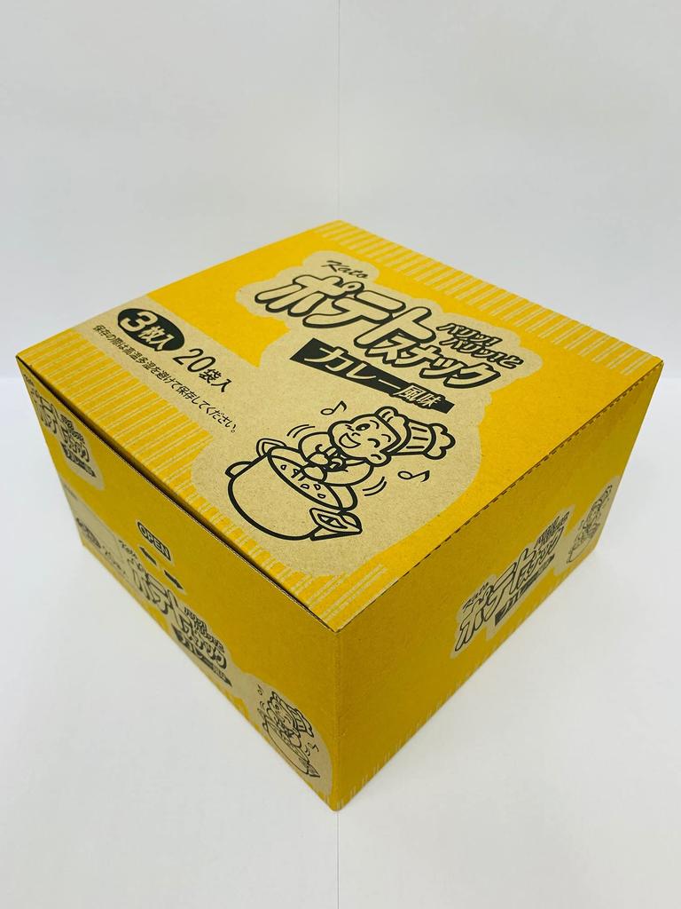 Kato Seika Potato Snack Curry Flavor 3 Pieces X 20 Bags