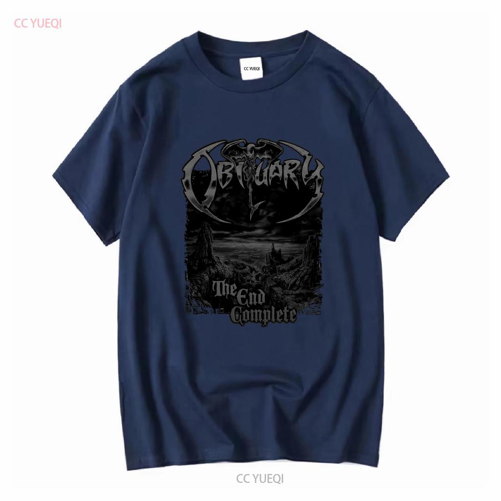 Obituary The End Complete T Shirt cotton Mens all sizes S 5XL 18 colors band poster album cover long or short sleeves vintage