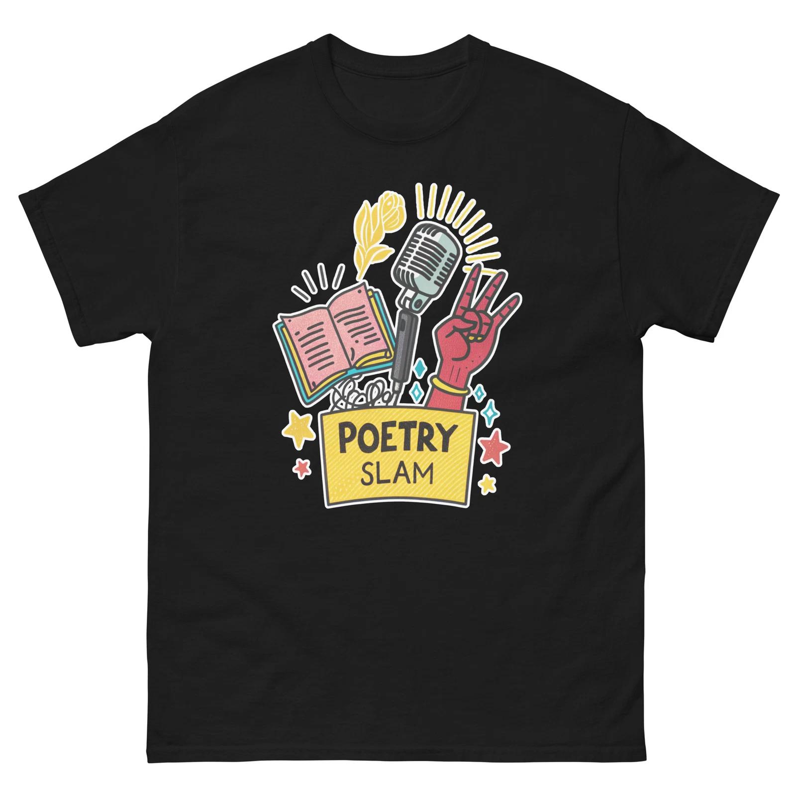 Poetry Slam Event Attraction Social Gathering T-Shirt 3XL
