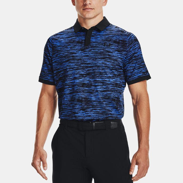 Under Armour Golf Short Sleeve Polo Shirt Men tops Blue 1361805-437