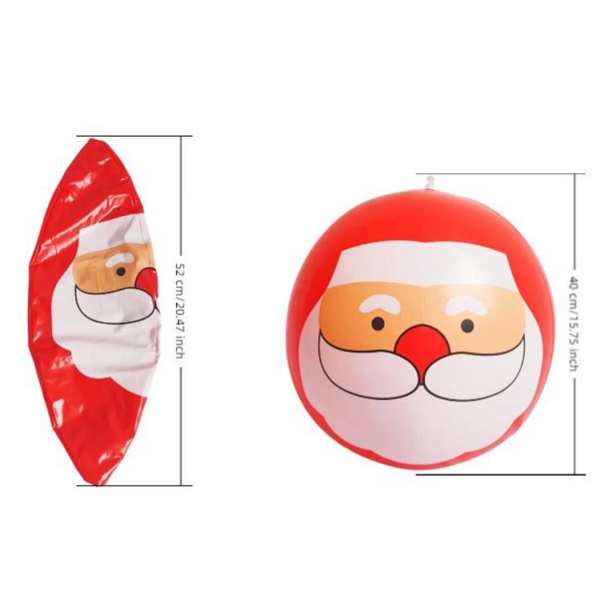 

Holiday Yard Decoration 3d Outdoor Inflatable Ornament Christmas Inflatable Reindeer Ball Heavy-Duty Seasonal Inflatable Decor