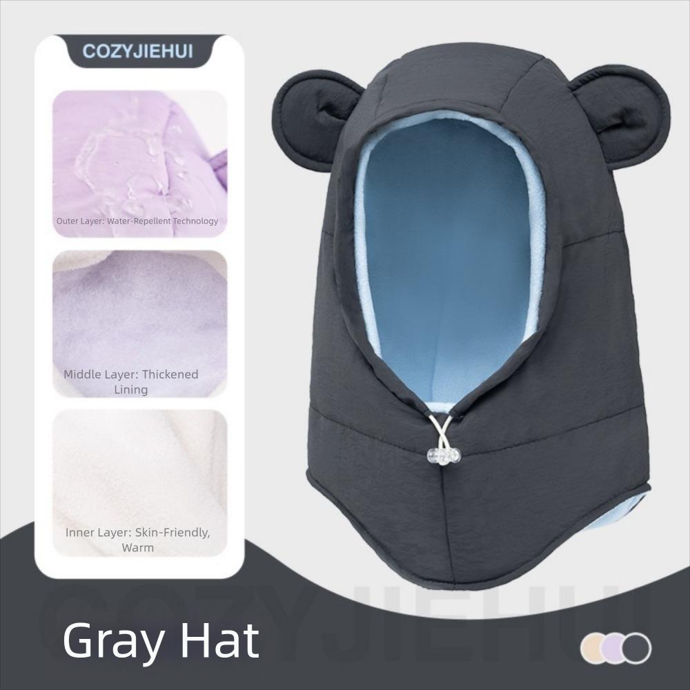 Thickened Kids Winter Hats Windproof Balaclavas Hats Scarf Set  Outdoor
