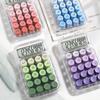 10-digit Display Electronic Calculator Transparent Design Lcd Display Desktop Calculator Anti-slip Pad Large Buttons
