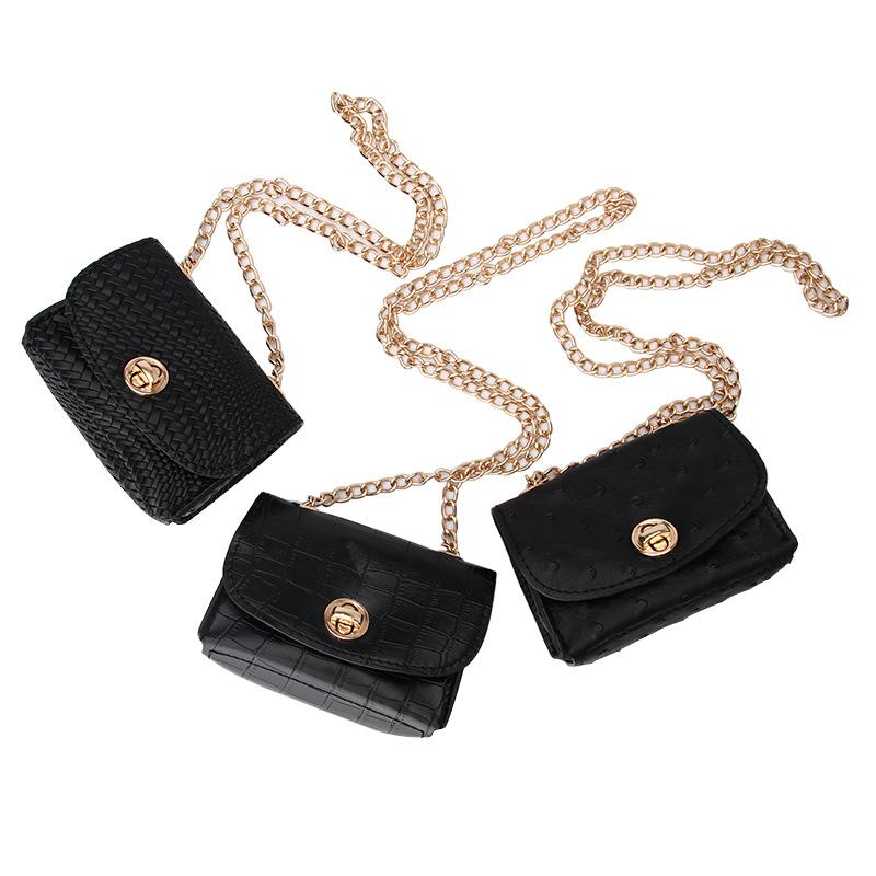 Mini Chain Bag Shoulder Bag Personalized Snake Pattern Fanny Pack Can Be Equipped With Belt Decoration Small Bag Change Bag
