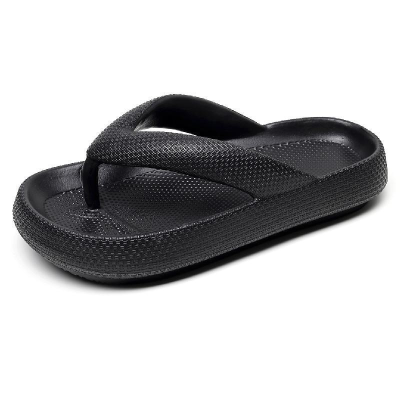 Non-Slip Outdoor Summer Flip-Flops for Couples, Soft-Soled Casual Sandals, Large-Size Thick-Soled Shoes