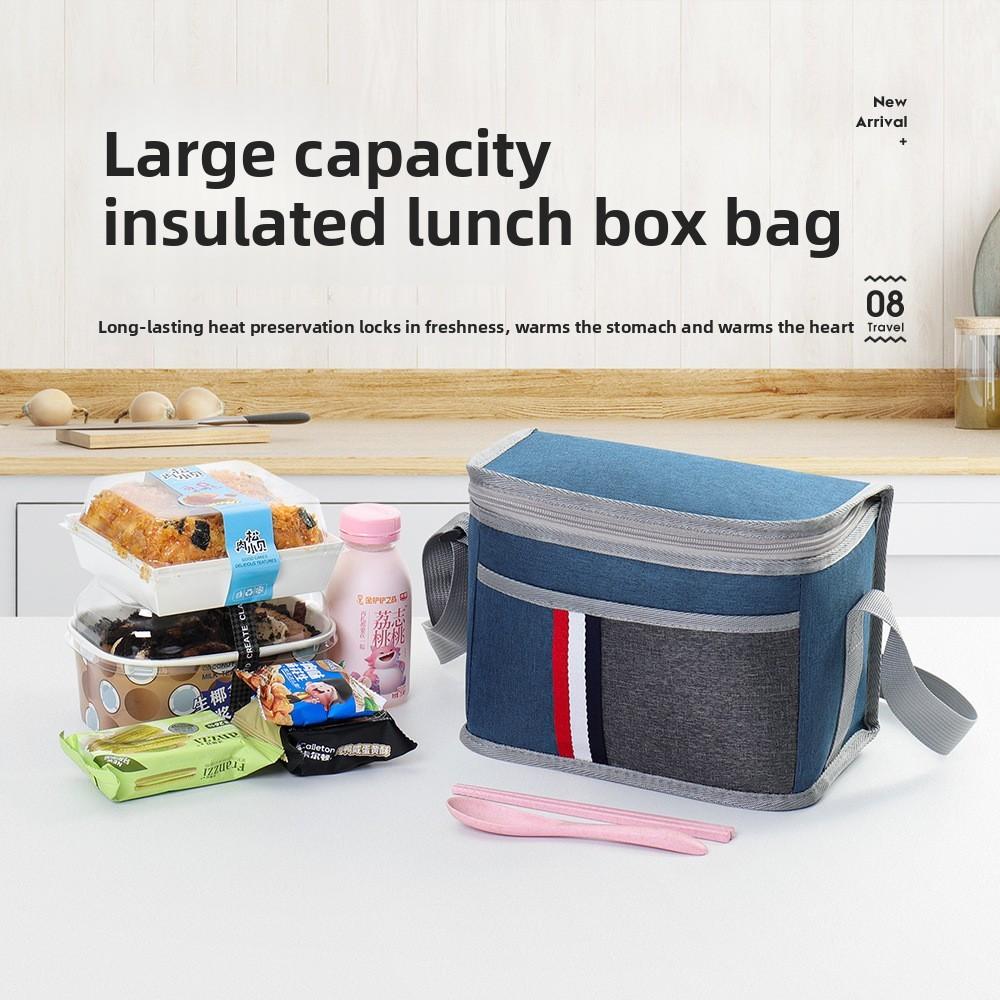 Borsa Frigo Pieghevole Termica in Tessuto Oxford con Foglio di Alluminio per Picnic e Uso Esterno