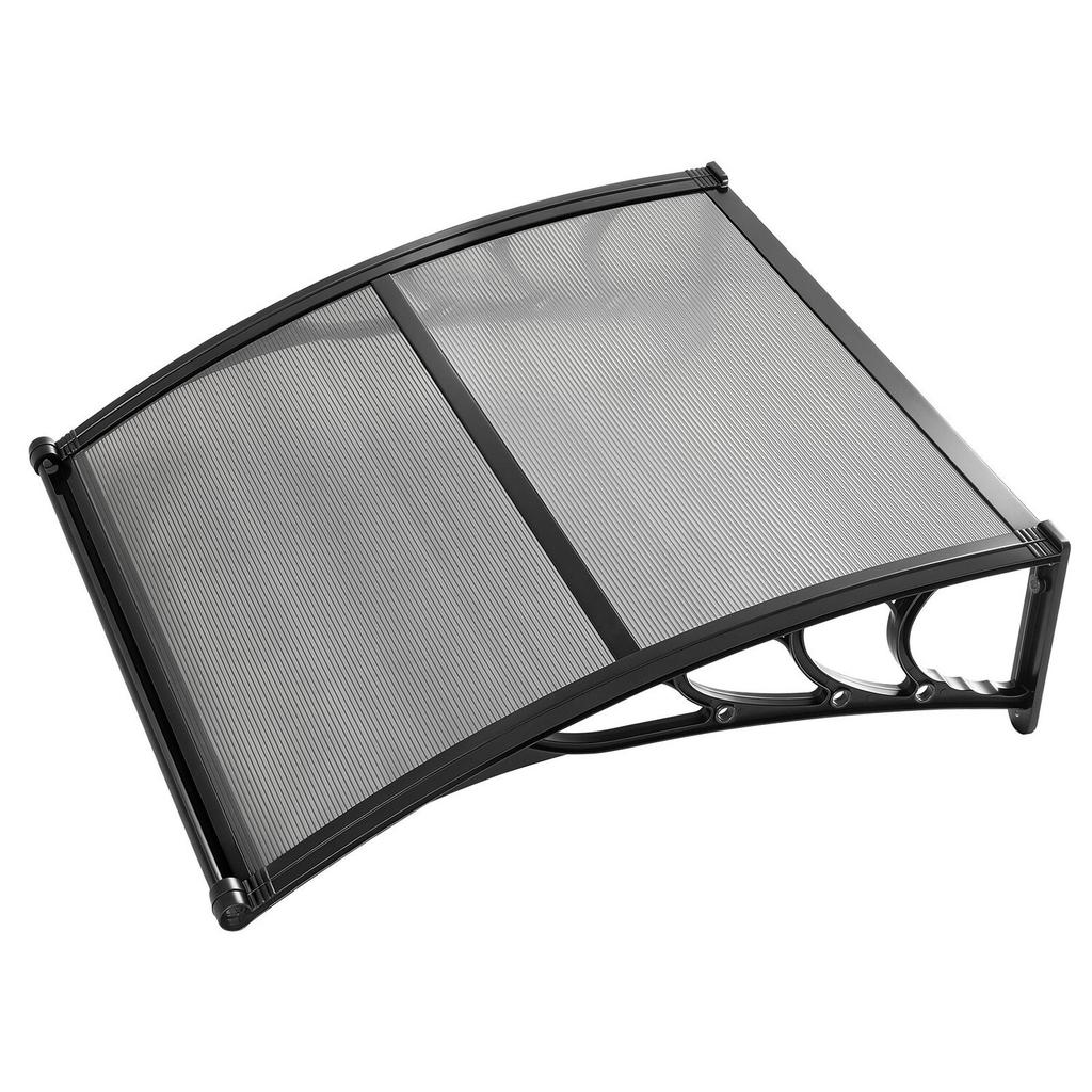 Awnings for Door Entrance, 38 X 40 In, Exterior Front Door Window Awnings with Drainage & ABS Bracket, Rain Snow Sun Protection, Overhang