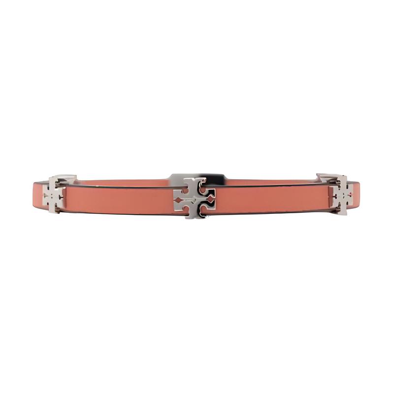 TORY BURCH Brand Logo Imitation Leather Bracelet Women's Brown 1601500650-brown M/L