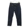 SINME Made In Japan Tapered Denim Pants W28 Navy Jeans Women Used