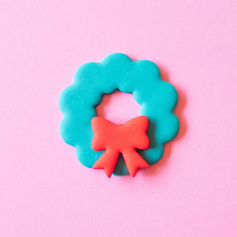 Christmas Tree Wreath Polymer Clay Cutters Earrings Necklaces Pendant Soft Clay Mold Diy Hand Tool Jewelry Cutting Die Molds