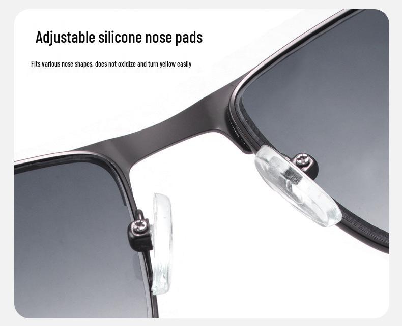 Men's Progressive Multifocal Reading Glasses: Dual-Use for Distance & Near, Anti-UV & Blue Light Protection