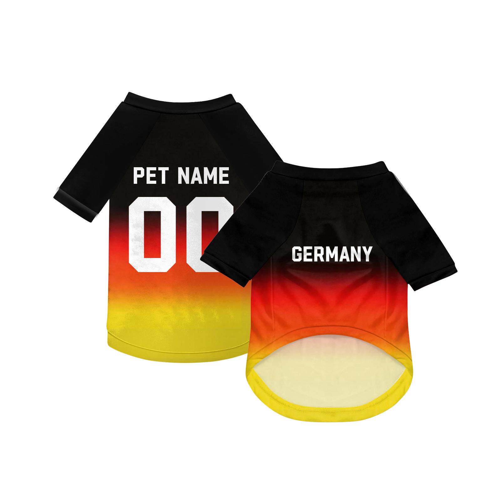 Customized Dog Shirt, Breathable Doggy Tee, Lightweight Pet Clothes Personalized Pet Shirt L чёрный