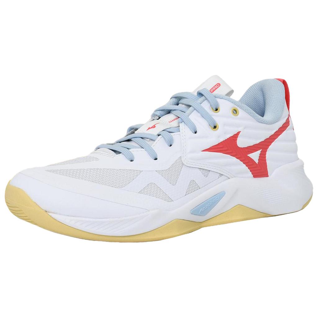 Mizuno Slip Resistant Abrasion Resistant Low Top Training Shoes Women's White Red Mizuno V1GC2540-35