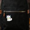  Cute Cat Brooches Stainless Steel Color Printed Kitten Pin for Women Men Kids Backpack DIY Jewelry Party Gift Wholesale