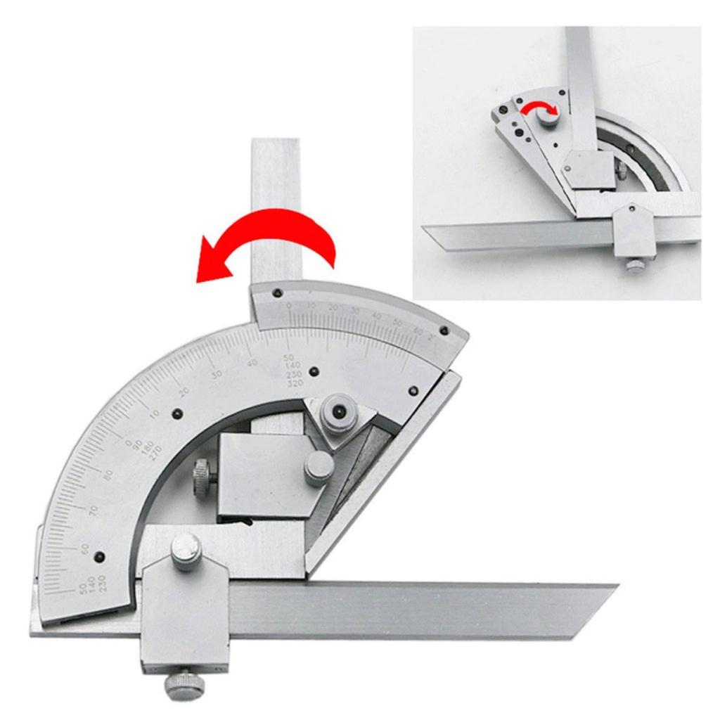 Angles Finder Ruler Metal Vernier Protractor Measurement Instrument For Woodworking 0-320° Angles Measure Ruler