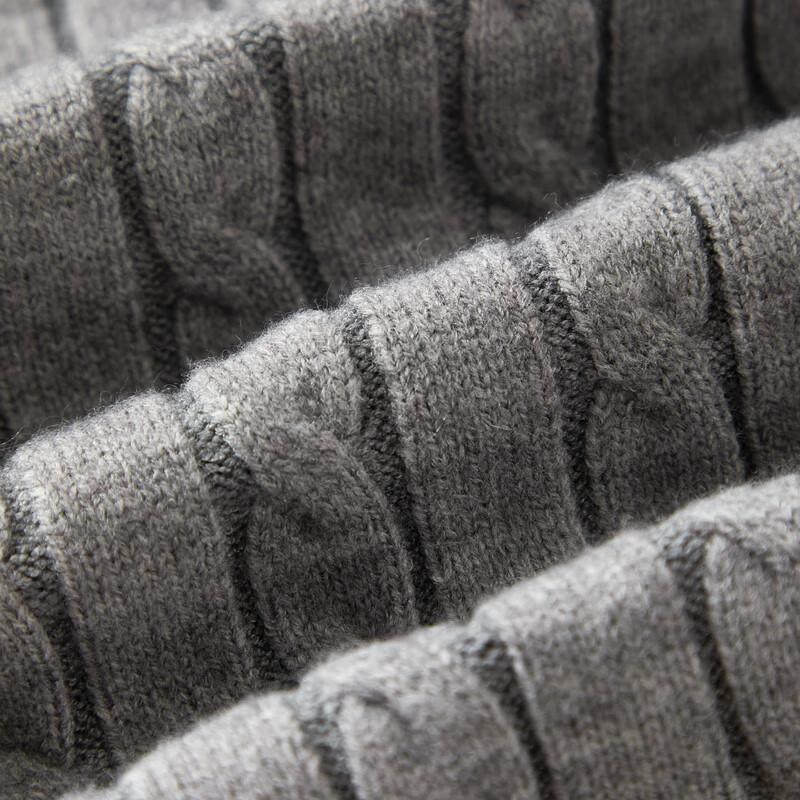 Qiusbuyi Women's Classic Fitted Round Neck Knit Cardigan