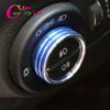 Aluminum Alloy Car Headlight Fog Lights Switch Knob Protection Cover Trim for Jeep Renegade 2014-2025 Accessories