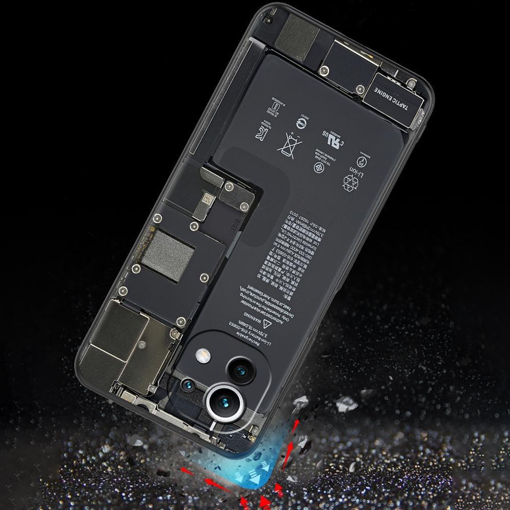 Motherboard Circuit Board Case for Xiaomi Mi 11 Ultra 11T 12 10T 9T Pro 12X Note 10 9 8 Lite A3 CC9E 10S Black Soft Phone Cover