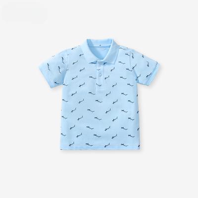 Cotton T-shirt Summer Children's T-shirt Casual Boy Short-sleeved Top for Children Pure Cotton Children's Clothing