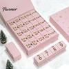 Reusable Storage Organizer DIY Christmas Advent Calendar to Fill, 25 Days Empty Gift Box Set Decorative Holiday Present 2026, Fillable Countdown