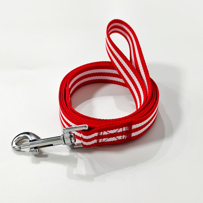 Pet polyester leash network yarn dog leash Golden Retriever Labrador medium and large dog out walking dog leash