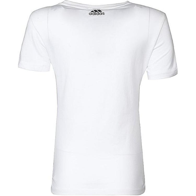 Adidas Sports Series Round Neck Fashion Versatile Short Sleeve Regular T-Shirt Women Tops White CE9202