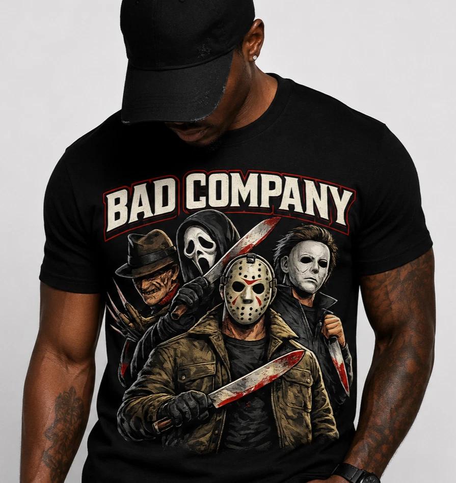 Bad Company Horror Slasher Graphic Shirt 3XL