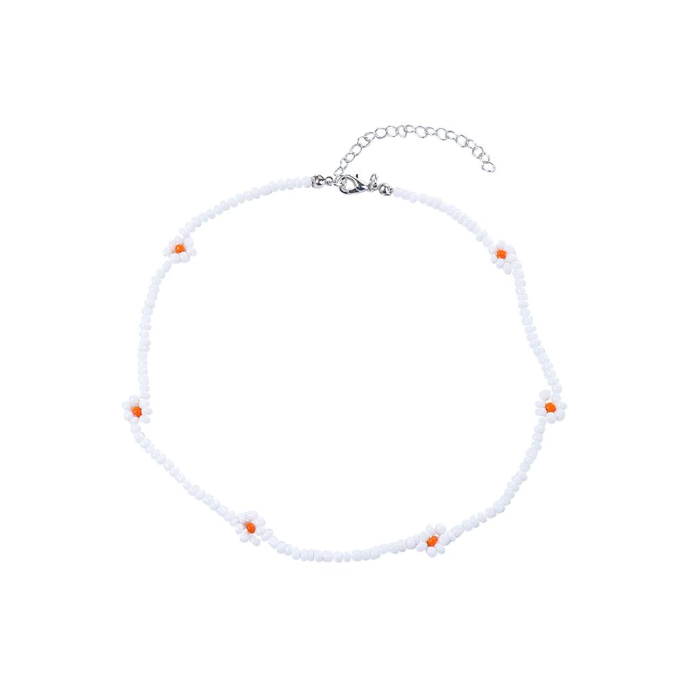 Cute New Women Jewelry Flower Party Necklace Daisy Beaded Chocker