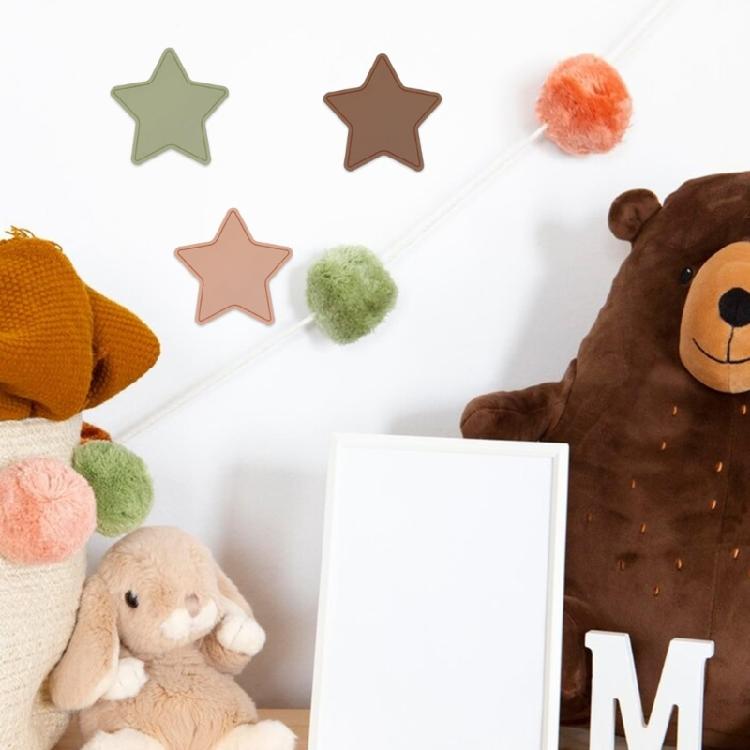 108Counts Star Cutouts Assorted Color Star Die Cut for Bulletin Board Classroom Wall Decoration School Art Craft Project