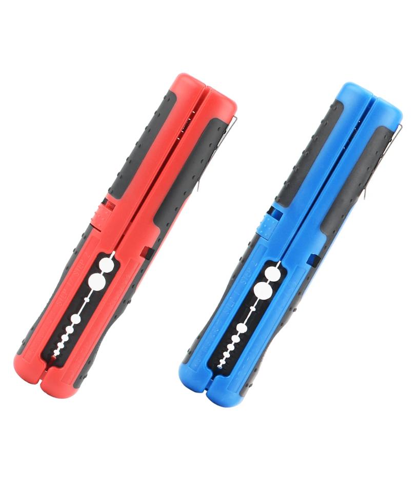 Multifunctional Cable Wire Stripper Cutter Pliers Hand Tool Hardware Tool Portable Anti-skid Handle Strip Pen Clip