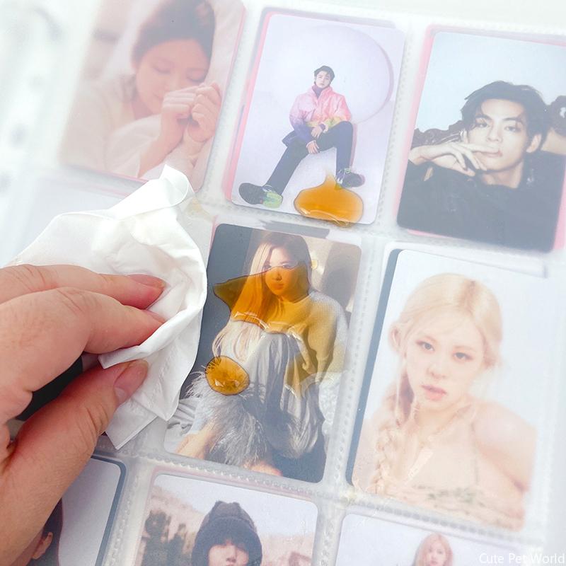 Large 300+ Capacity Idol Photo Album Binder 3 Inch Photocard Picture Collect Book Scrapbook Photo Albums Kpop Photo Card Album