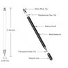 Capacitive Stylus Pen with Disc Tip for Fire Max 11 Tablet  HD 10 8 7 Kids Edition Tablets  iPad  iPhone  Samsung Android Touchscreen Devices  High P