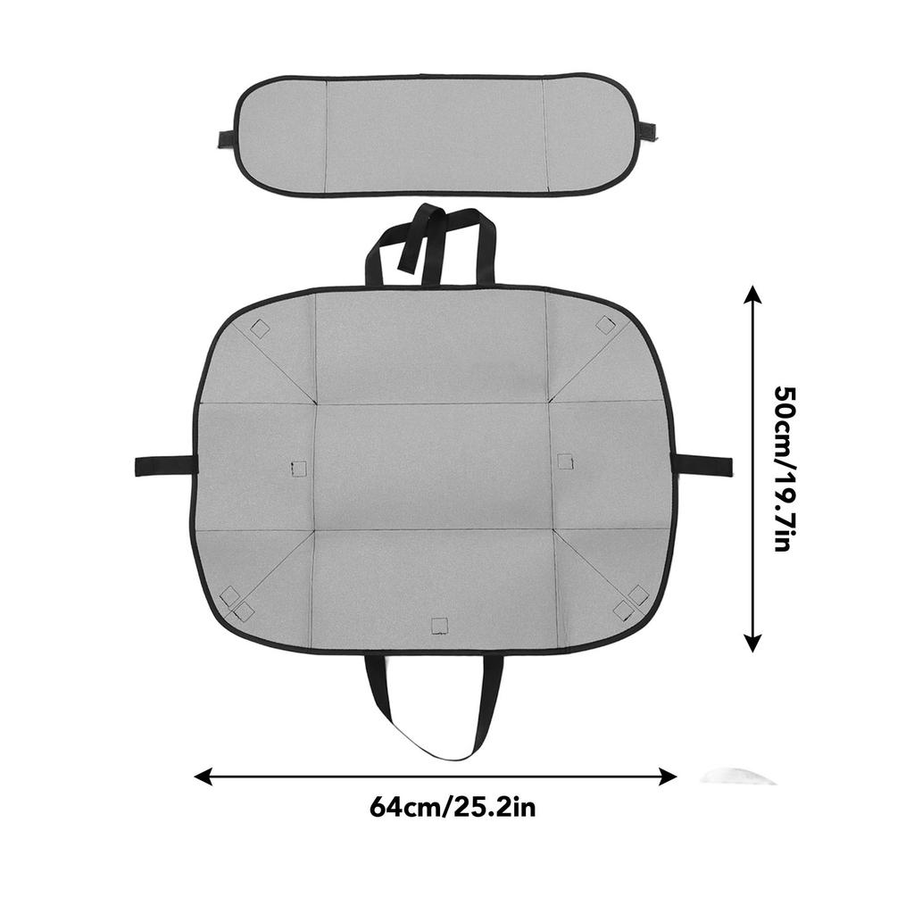 Faltbare Bügelmatte Baumwolle Hitzebeständig Rutschfest Dick Reisebügelunterlage für Tischplatte Arbeitsplatte