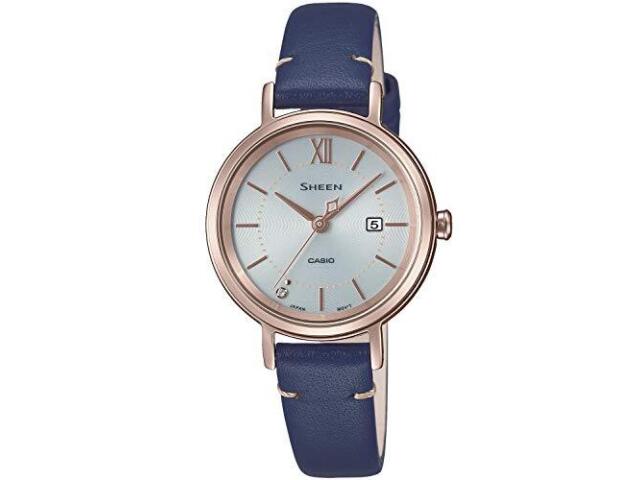 

Часы CASIO SHEEN Solar SHS-D300CGL-7BJF Женские часы с функцией предупреждения о заряде батареи