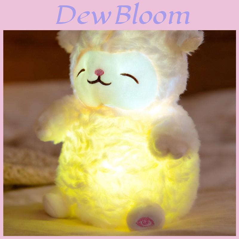Colorful Led Luminous Sheep Plush Toy With Short Pile Fur For Kids And Collectors
