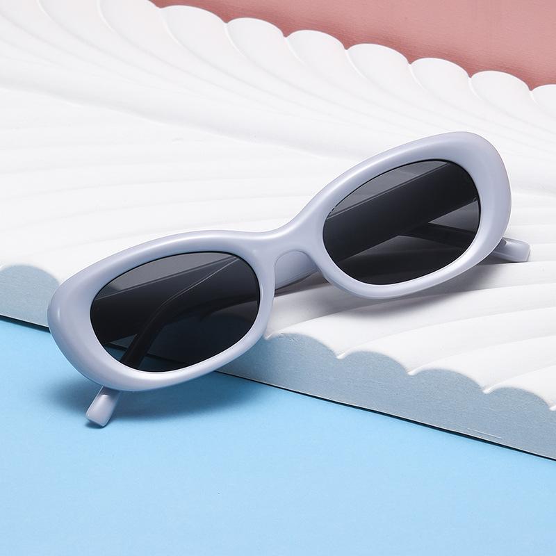 4713 New Oval Sunglasses European And American Ins Versatile Glasses 2024 Cross-Border Street Sunglasses Sunglasses