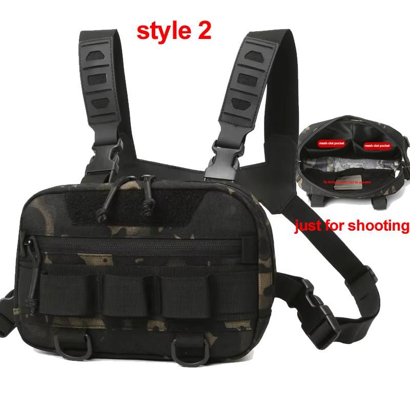 Fishing Vest Bag Men`s Camo Fishing