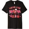 Wound Care Crew Valentine's Day Hearts Retro Wound Care Premium Cotton Men T Shirt