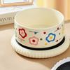 Round Dish Heating Plate Temperature-adjustable Cat Bowl Heating Pad Cat Bowl Heater  Winter